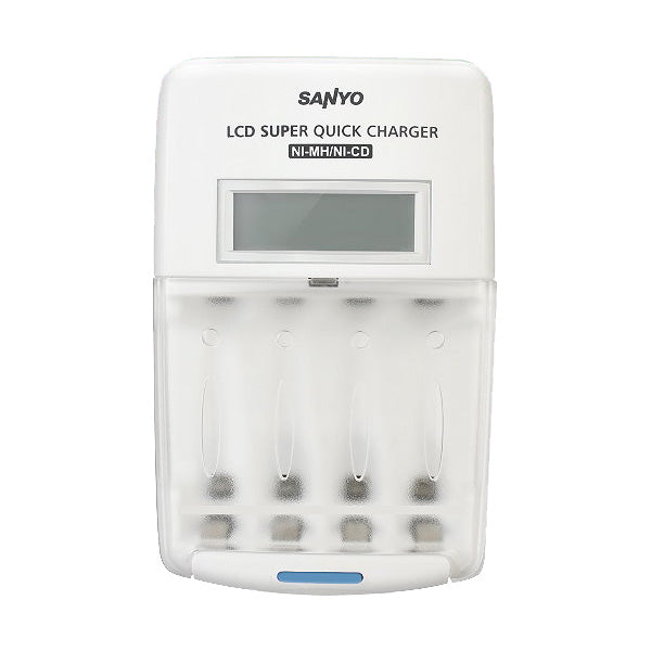 Sanyo LCD Super Quick Charger for AAA/AA Ni-MH Batteries Sanyo LCD Super Quick Charger for AAA/AA Ni-MH Batteries